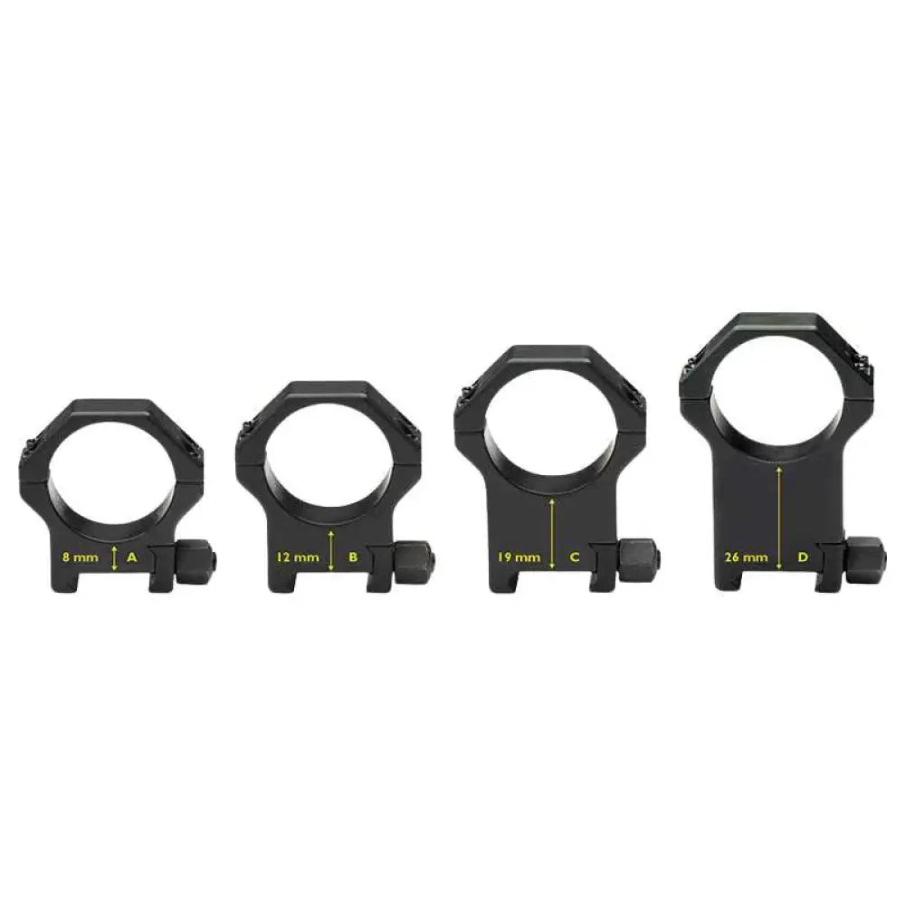 30mm kikkertmontageringe | Picatinny base med skrueknap Contessa