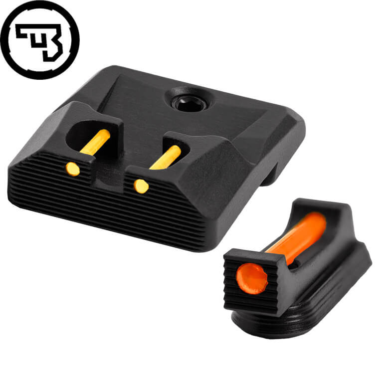 CZ P-10 fast sigtemiddelsæt med fiberoptik | type B