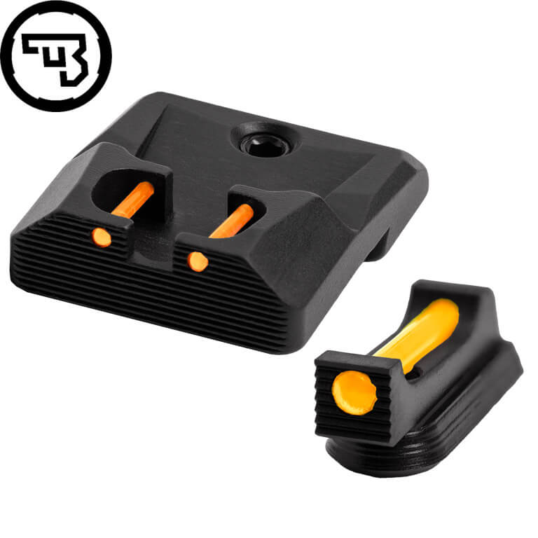 CZ P-10 fast sigtemiddelsæt med fiberoptik | type B