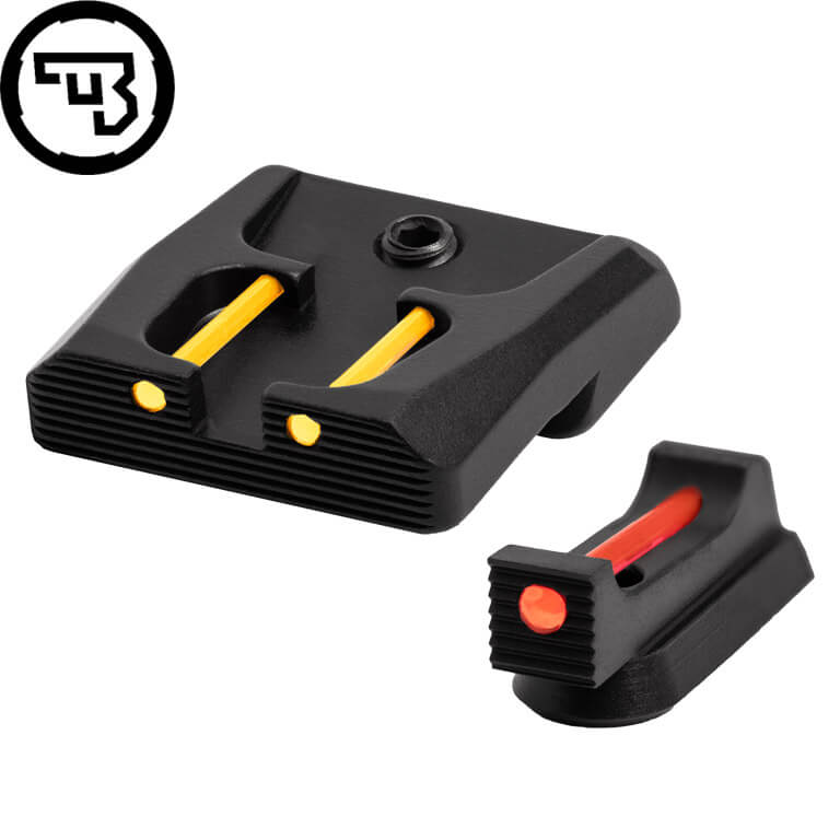 CZ P-07, CZ P-09 fast sæt sigtemidler med fiberoptik | type B
