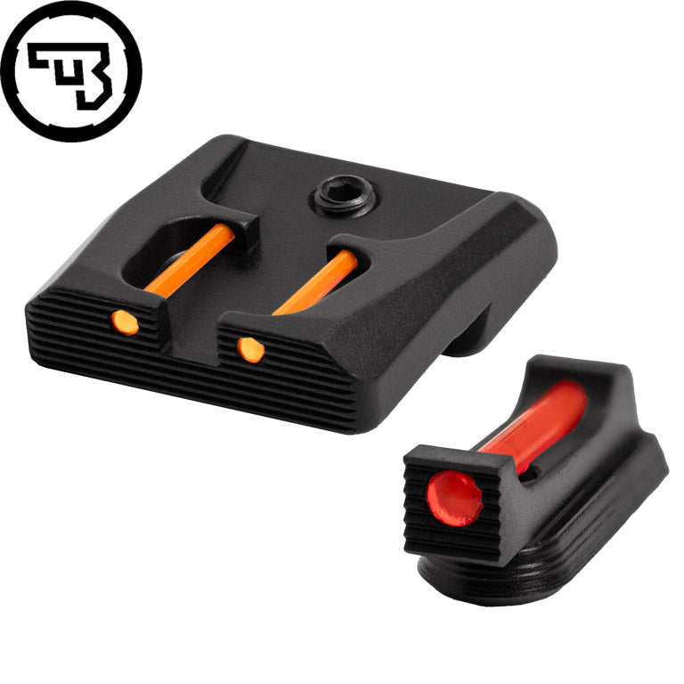 CZ P-07, CZ P-09 fast sæt sigtemidler med fiberoptik | type B