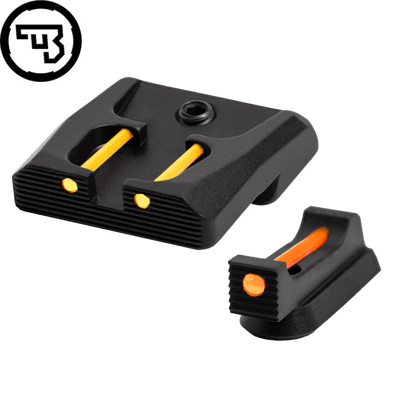 CZ P-07, CZ P-09 fast sæt sigtemidler med fiberoptik | type B