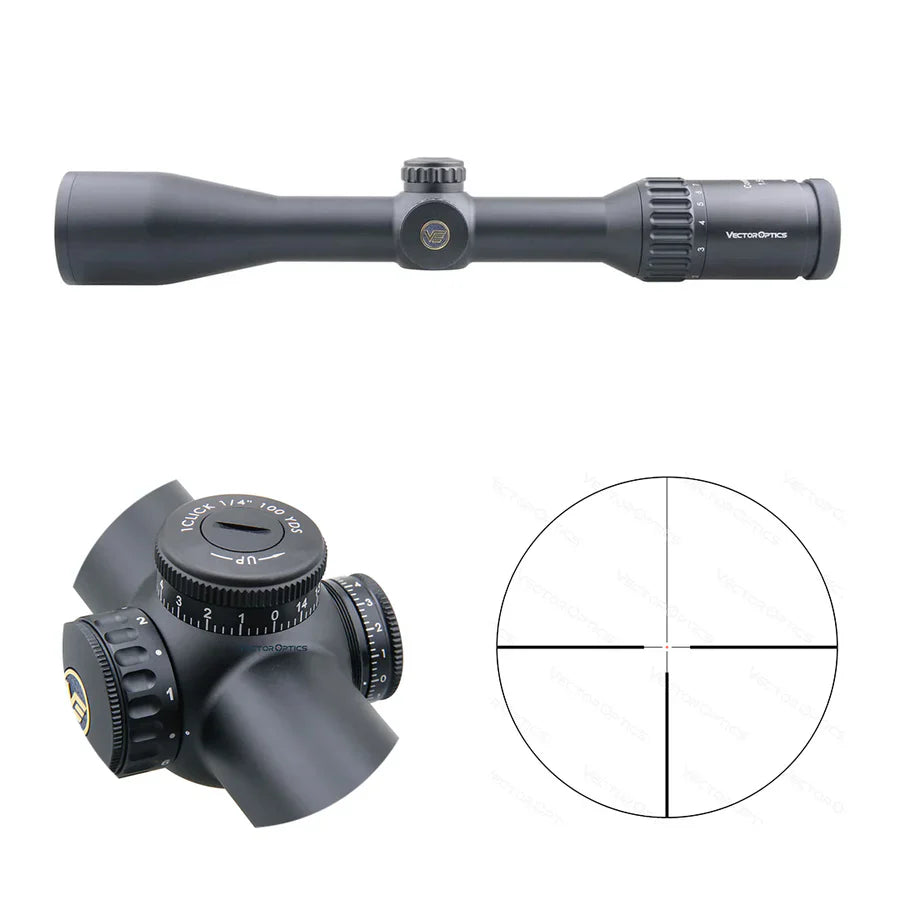 Vector Optics Continental 1.5-9x42 SFP riffelkikkert