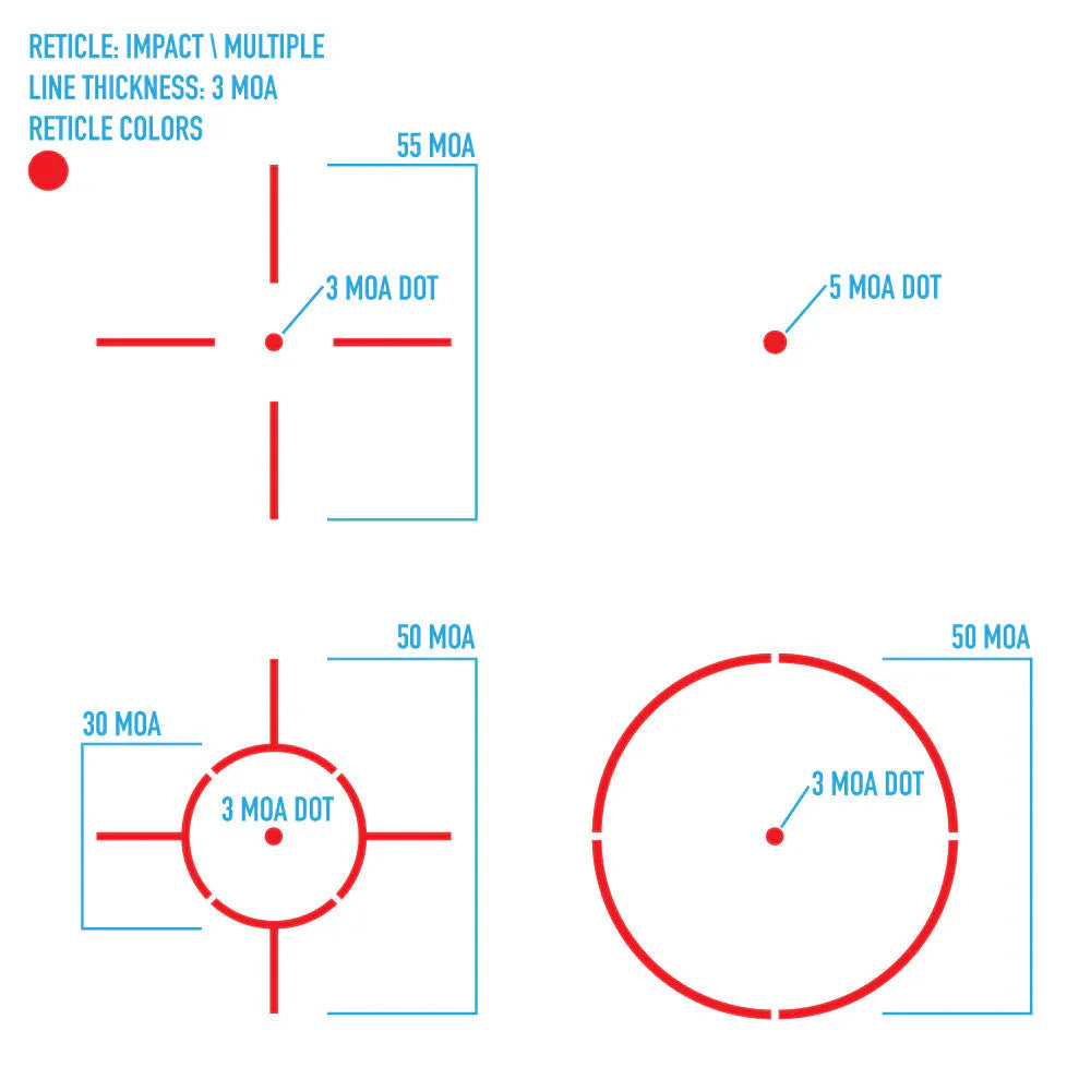 Firefield Impact Reflex rødpunktsigte