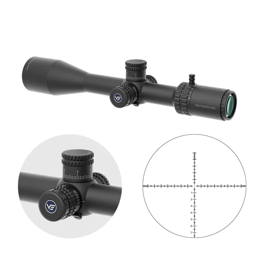 Vector Optics Orion Pro Max 6-24x50 MIL HD FFP riffelkikkert