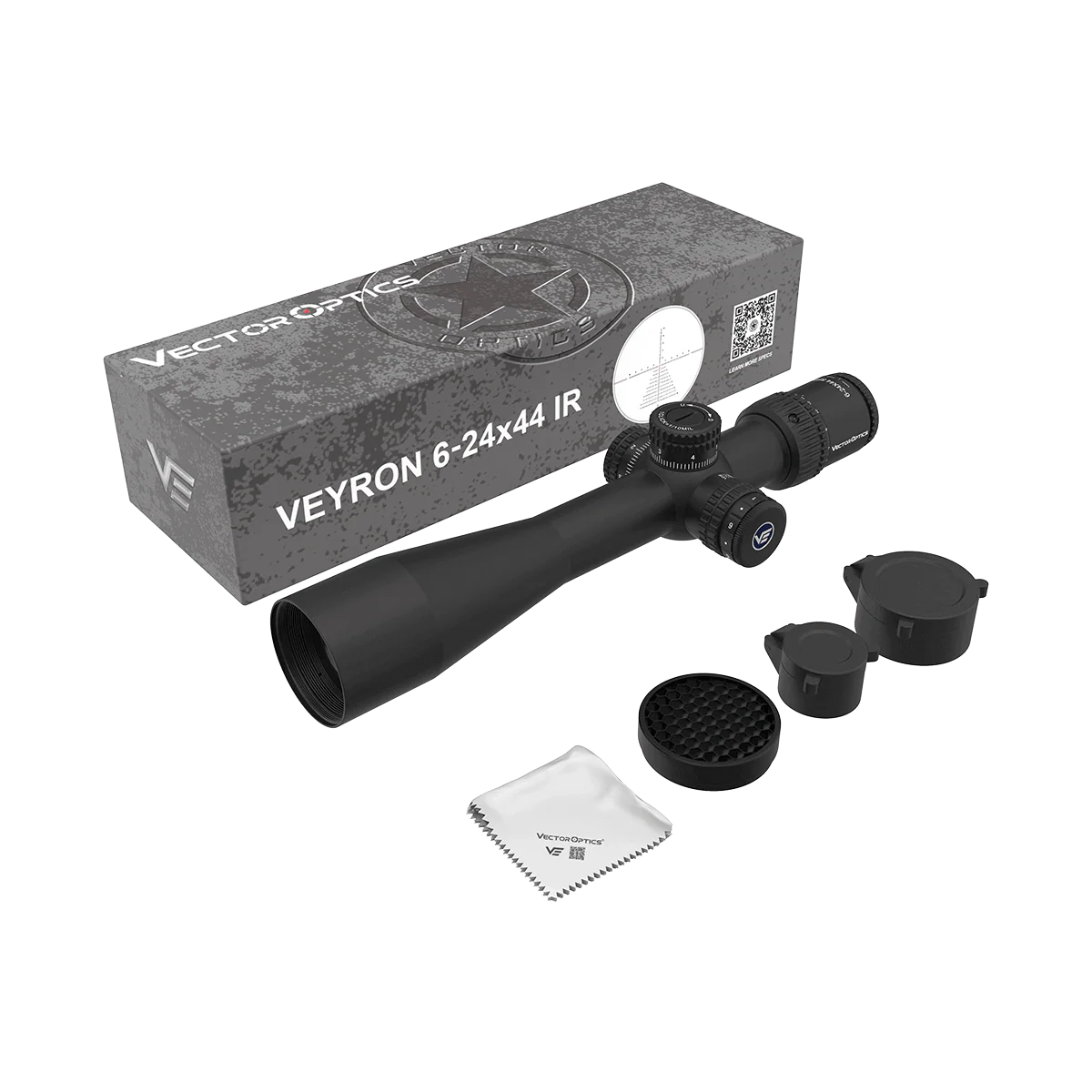 Vector Optics Veyron 6-24x44IR SFP kompakt riffelkikkert Vector Optics