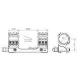 34 mm kikkertmontage | Picatinny QD Ergo base 