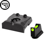 CZ P-10 fuldt justerbart sigtemiddelsæt med fiberoptik | type C
