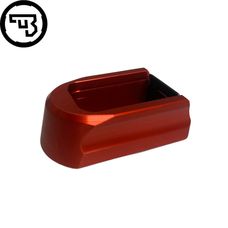 CZ Shadow 2, CZ 75B, CZ P-01, CZ 75 SP-01 alu CZ magasinbunnplate | +2rnd