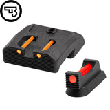 CZ 75B, CZ P-01, CZ 75 SP-01 fast sigtemiddelsæt med fiberoptik | type B