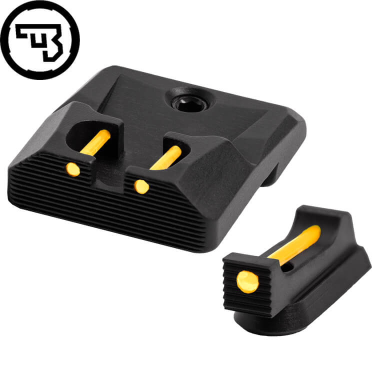 CZ P-10 fast sigtemiddelsæt med fiberoptik | type B