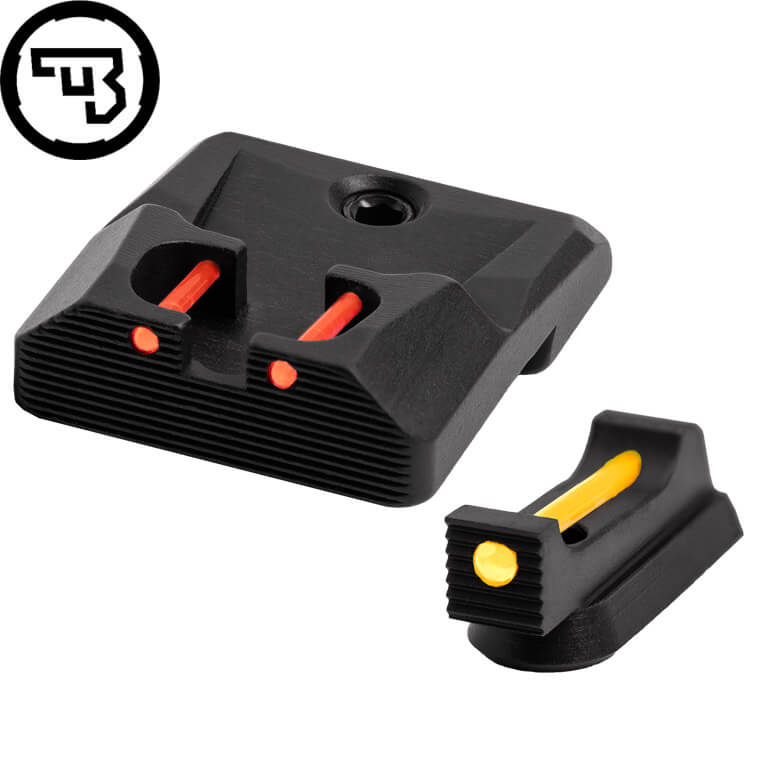 CZ P-10 fast sigtemiddelsæt med fiberoptik | type B
