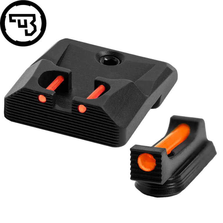 CZ P-10 fast sigtemiddelsæt med fiberoptik | type B