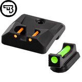 CZ P-10 fast sigtemiddelsæt med fiberoptik | type B