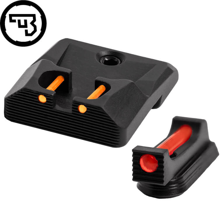 CZ P-10 fast sigtemiddelsæt med fiberoptik | type B