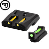 CZ P-07, CZ P-09 fast sæt sigtemidler med fiberoptik | type B