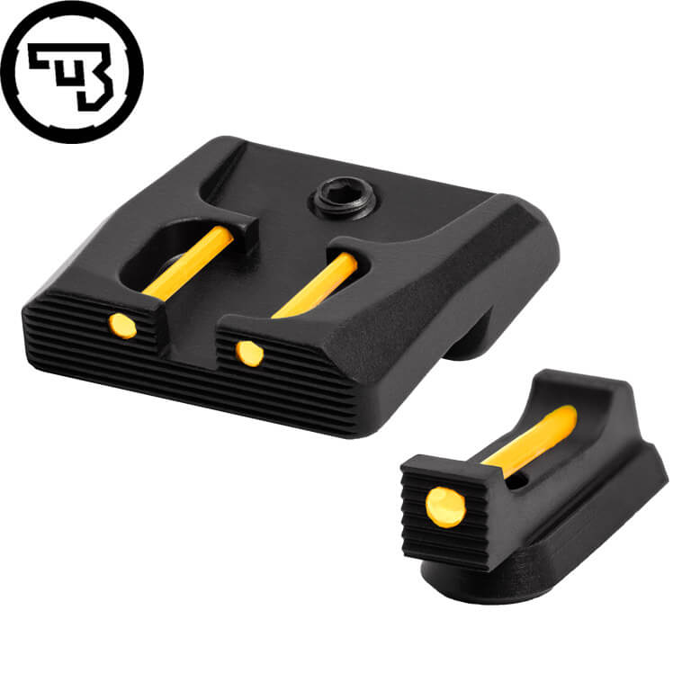 CZ P-07, CZ P-09 fast sæt sigtemidler med fiberoptik | type B