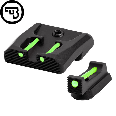 CZ P-07, CZ P-09 fast sæt sigtemidler med fiberoptik | type B