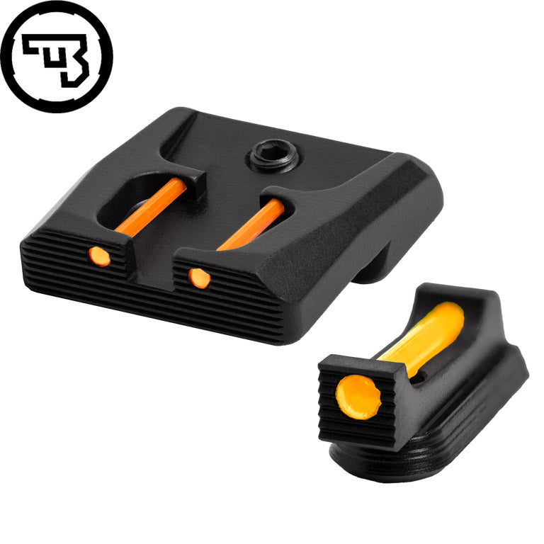 CZ P-07, CZ P-09 fast sæt sigtemidler med fiberoptik | type B