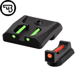 CZ P-07, CZ P-09 fast sæt sigtemidler med fiberoptik | type B