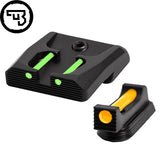 CZ P-07, CZ P-09 fast sæt sigtemidler med fiberoptik | type B