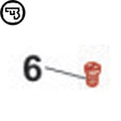 CZ 457 skrue til front sight base | reservedel #6
