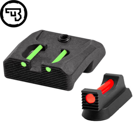 CZ 75B, CZ P-01, CZ 75 SP-01 fast sigtemiddelsæt med fiberoptik | type B
