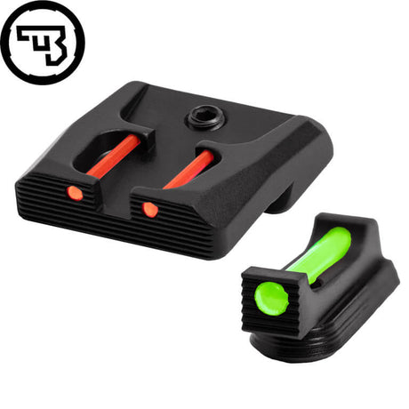 CZ P-07, CZ P-09 fast sæt sigtemidler med fiberoptik | type B