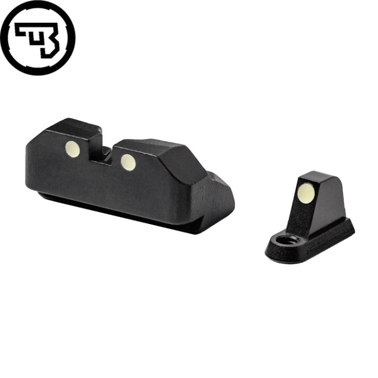 CZ P-10 Optics Ready sigtemiddelsæt luminescerende