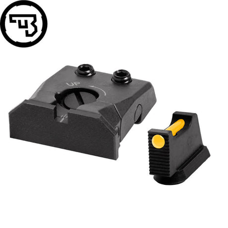 CZ P-10 fuldt justerbart sigtemiddelsæt med fiberoptik | type C