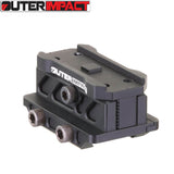 CZ Scorpion, CZ Bren 2 justerbar co-witness rødpunktsmontage | Aimpoint Micro footprint