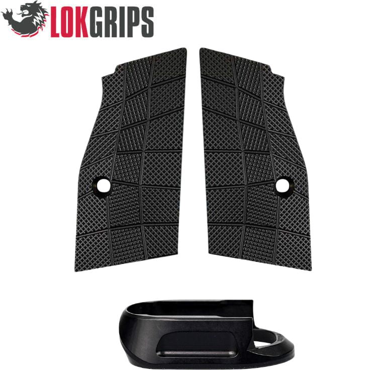 CZ Shadow 2 Compact & Carry korte alu greb & alu magwell | Gridlok_sort