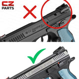CZ Shadow 2, CZ 75 SP-01 Shadow rødpunktsmontage | Shield RMSc footprint 