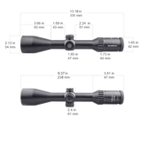 Vector Optics Continental 2-12x50 SFP riffelkikkert 
