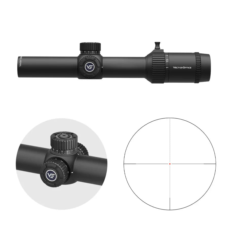 Vector Optics Forester 1-8x24 SFP riffelkikkert Vector Optics