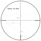Vector Optics Forester 2-10x40SFP riffelkikkert Vector Optics
