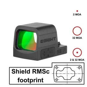 Rødpunktsigter med direkte pasform til CZ Shadow 2 Carry