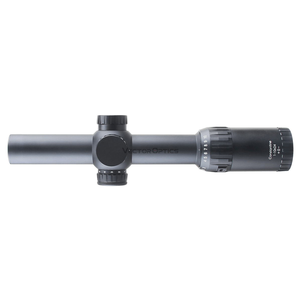 Vector Optics Constantine 1-10x24 Fiber Center Dot riffelkikkert 