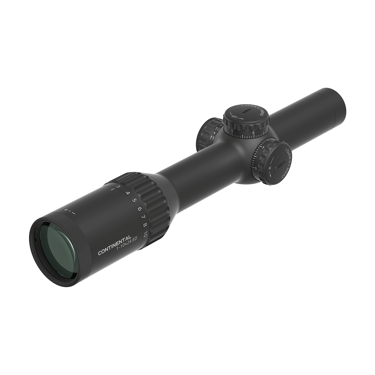 Vector Optics Continental 1-10x24i ED Fiber riffelkikkert 