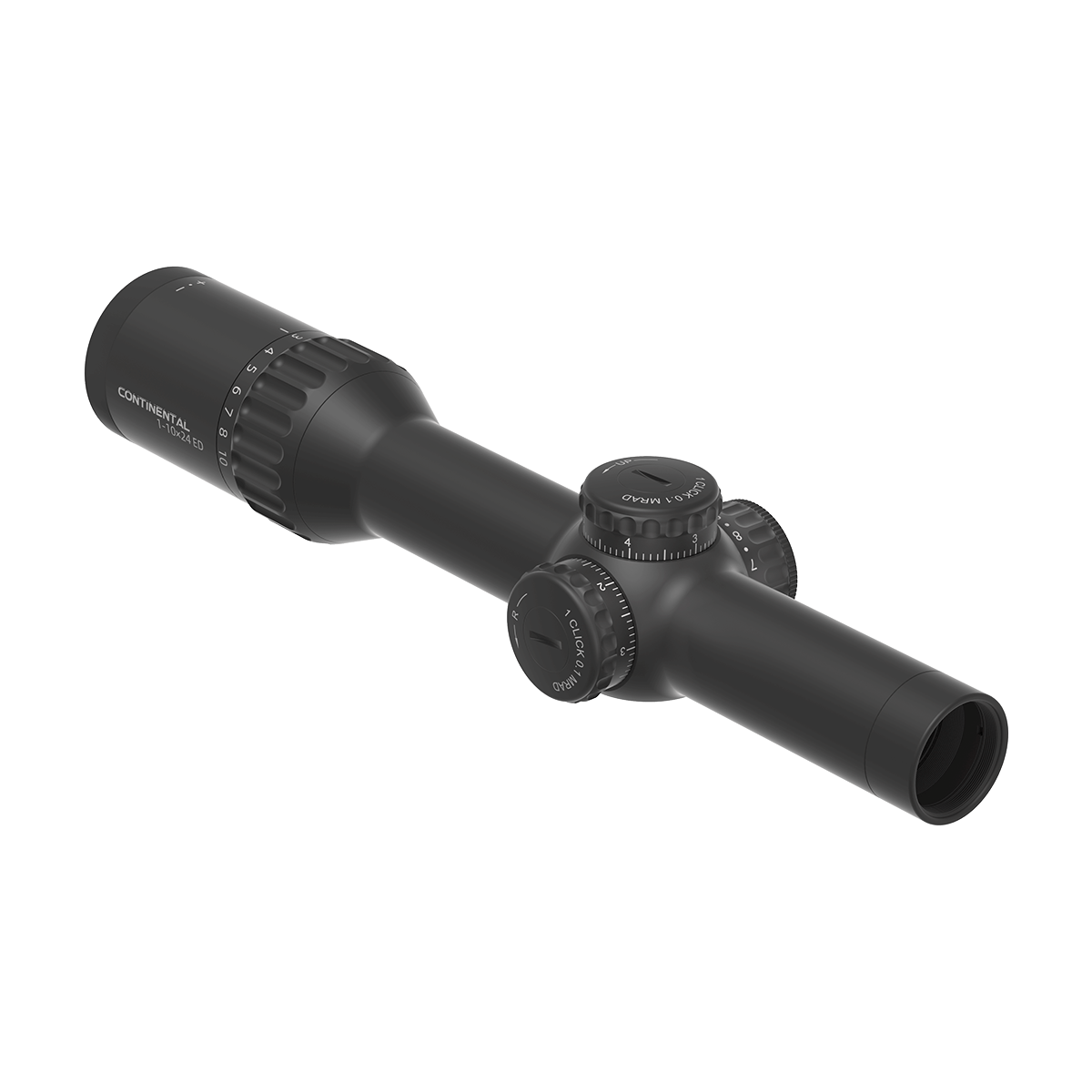 Vector Optics Continental 1-10x24i ED Fiber riffelkikkert 