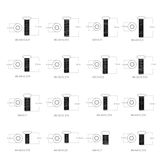 Sæt af skruer Vector Optics