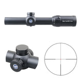 Vector Optics Constantine 1-10x24 Fiber Center Dot riffelkikkert