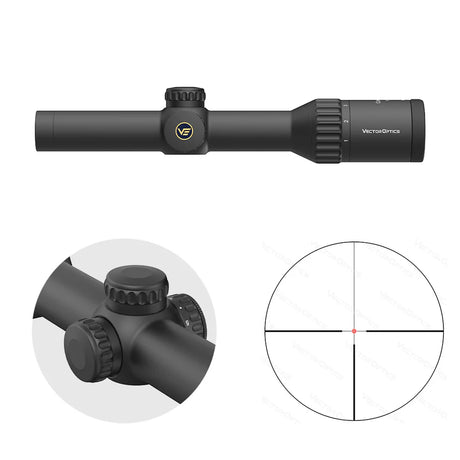 Vector Optics Continental x6 1-6x24 Fiber riffelkikkert