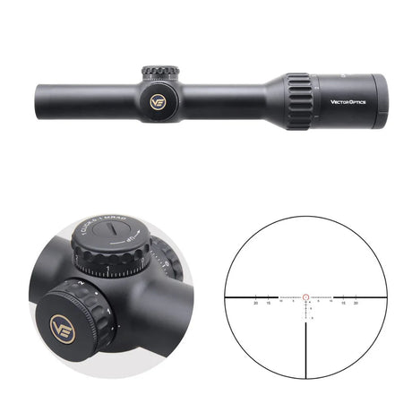 Vector Optics Continental x8 1-8x24 ED Tactical riffelkikkert