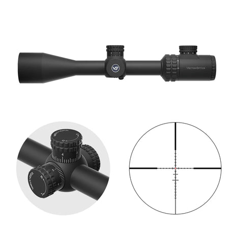 Vector Optics Hugo 3-12x40i Fiber Sigte retikel kikkertsigte