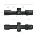 Vector Optics Veyron 2-8x32IR kompakt riffelkikkert Vector Optics