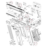 CZ Shadow 2, CZ TS 2, CZ 75B & SP-01 Shadow sæt af stifter
