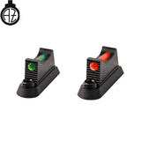 CZ Shadow 2 Orange korn med fiberoptik | 7.5 x 1.5 mm