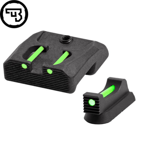 CZ 75B, CZ P-01, CZ 75 SP-01 fast sigtemiddelsæt med fiberoptik | type B