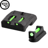 CZ 75B, CZ P-01, CZ 75 SP-01 fast sigtemiddelsæt med fiberoptik | type B